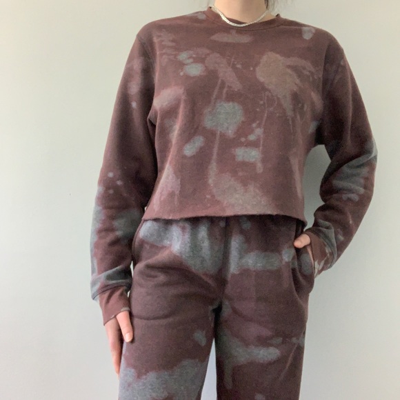 Pants - Black dyed sweat set